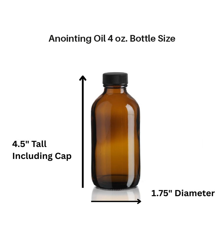 Anointing Oil 4 oz. Bottle Size