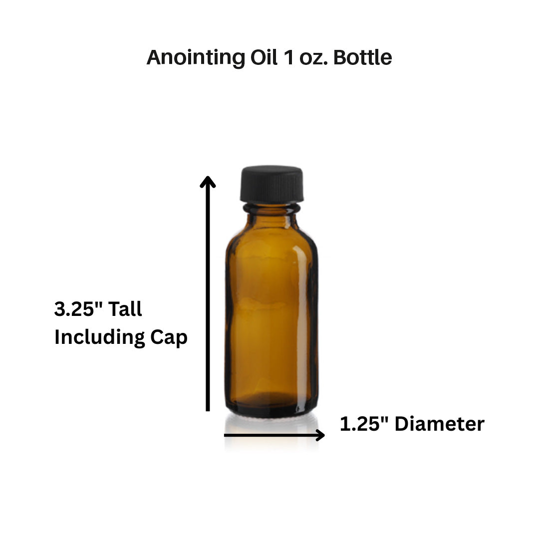 Anointing Oil Bottle 1 oz. Size
