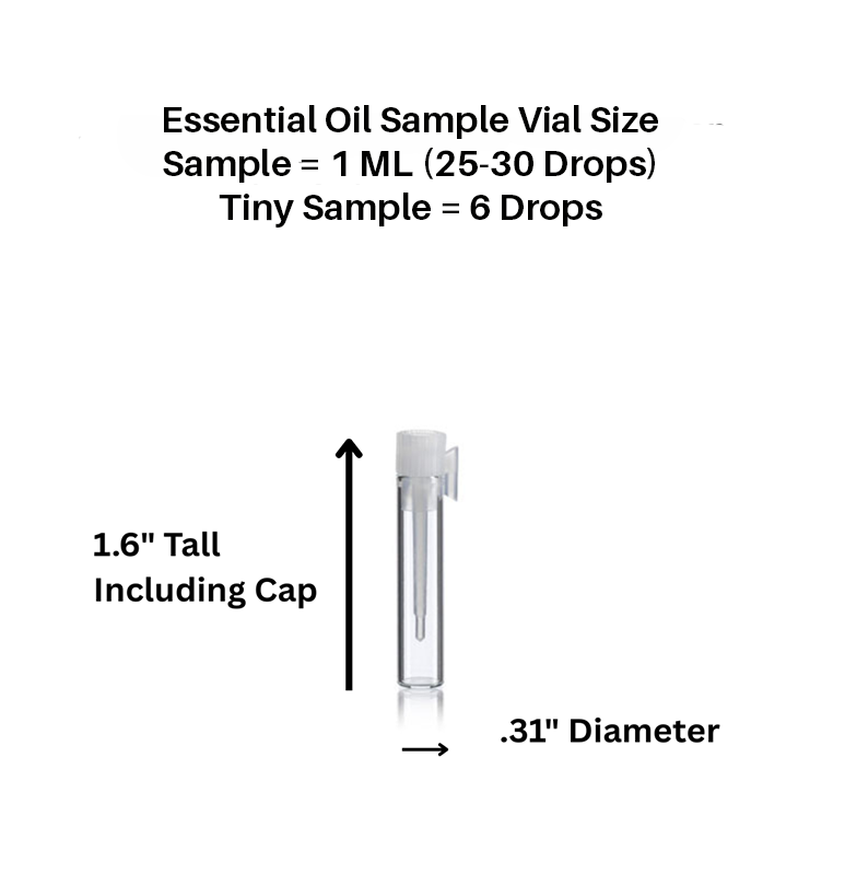 Victorie Inc. Essential Oil Vial Size