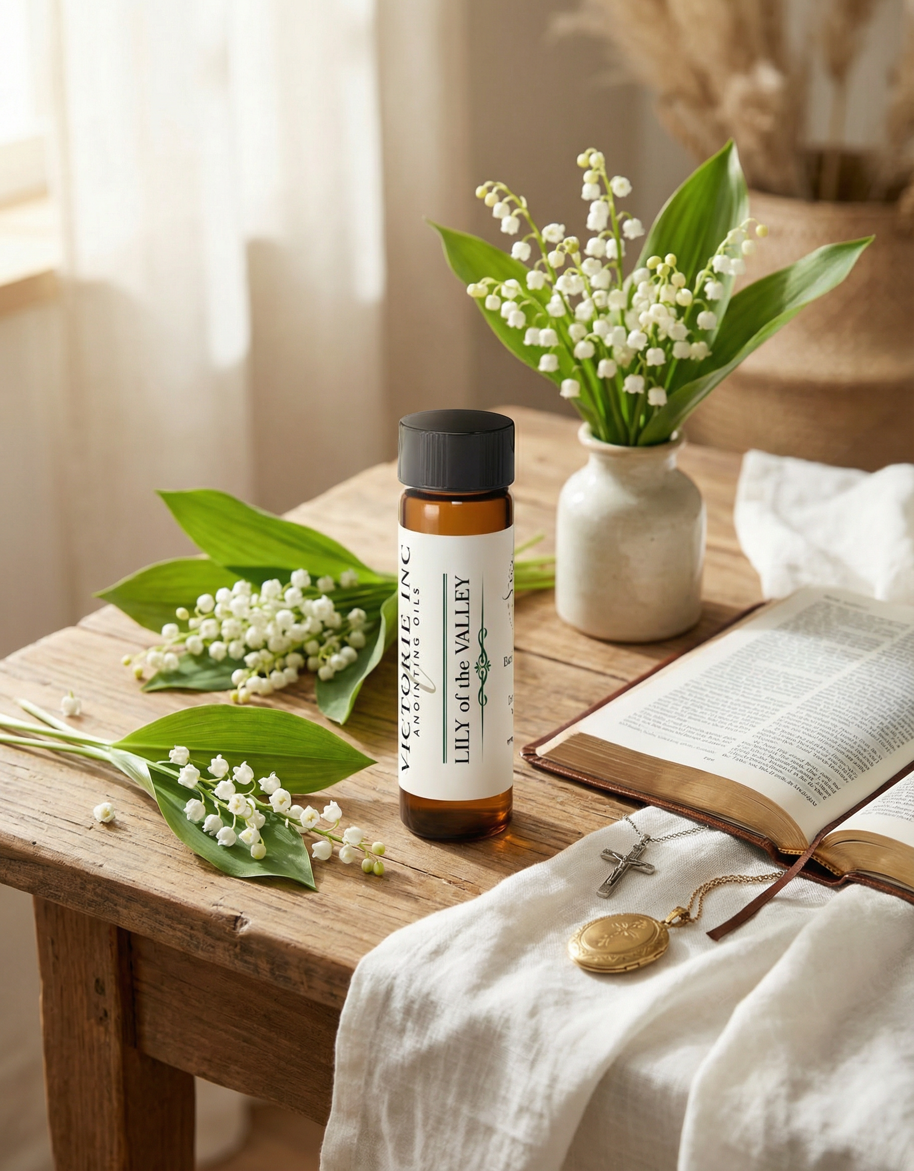 Lily of the Valley Anointing Oil for Prayer representing Honor and Purity
